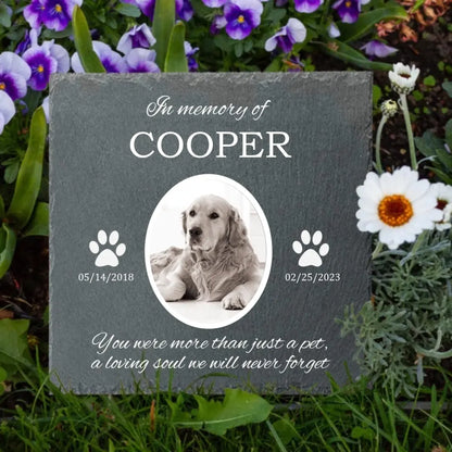 Personalized Pet Memorial Gift With Pet Picture