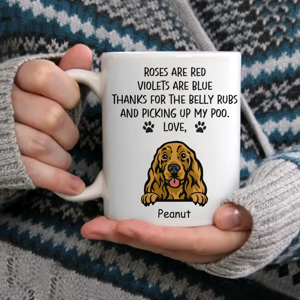 Thank You For Taking Care Of Me - Personalized Mug For Pet Lovers