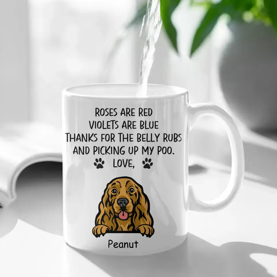 Thank You For Taking Care Of Me - Personalized Mug For Pet Lovers