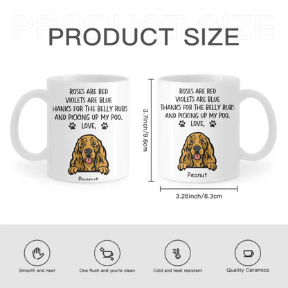 Thank You For Taking Care Of Me - Personalized Mug For Pet Lovers