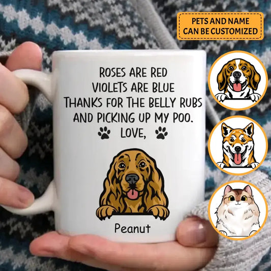 Thank You For Taking Care Of Me - Personalized Mug For Pet Lovers