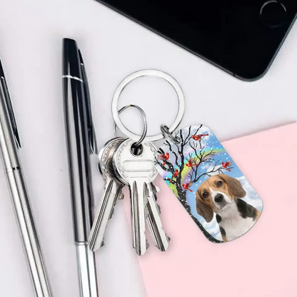 Memorial Personalized Pet Photo Keychain - Until I See You Again