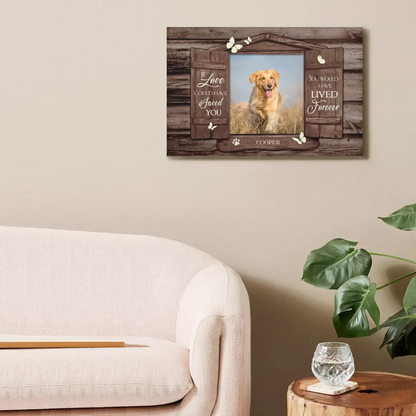 Personalized Pet Photo Memorial Gifts - Gifts To Remember A Pet Wooden Window Shutters Wall Art