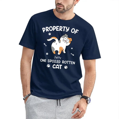 Spoiled Rotten Cats - Cat Personalized Custom T-shirt - Gift For Pet Owners, Pet Lovers