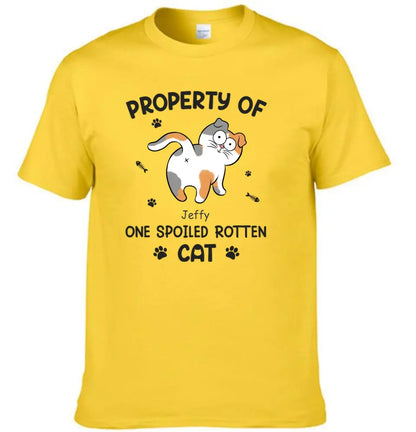 Spoiled Rotten Cats - Cat Personalized Custom T-shirt - Gift For Pet Owners, Pet Lovers