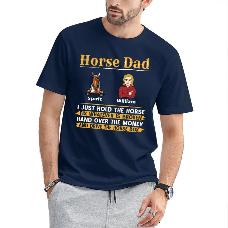 Horse Dad - Personalized T-shirt