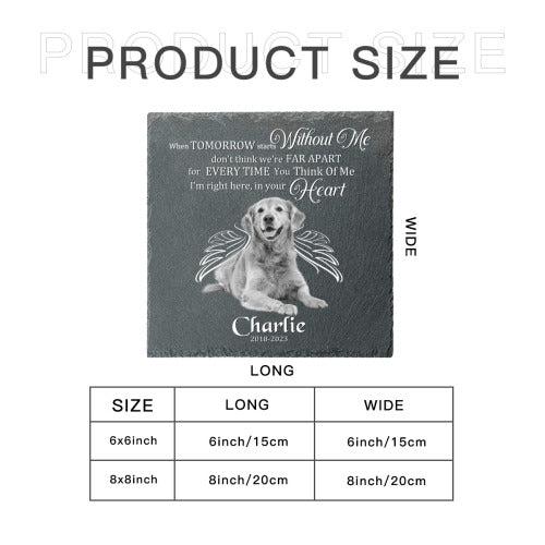 Personalized Pet Headstones Dog Photo Gifts